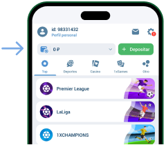 Haz clic en Hacer un depósito 1xBet Descargar