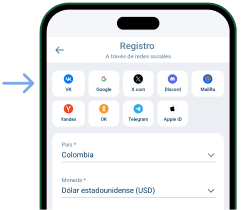 Selecciona la plataforma donde tienes tu cuenta activa 1xBet Descargar