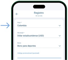 Selecciona tu país y la moneda 1xBet Descargar